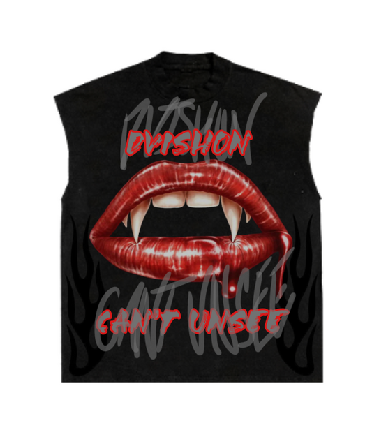 BLACK (DVISHON CANT UNSEE) Sleeveless Tee